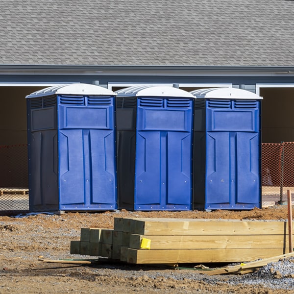 what is the expected delivery and pickup timeframe for the porta potties in Keithville